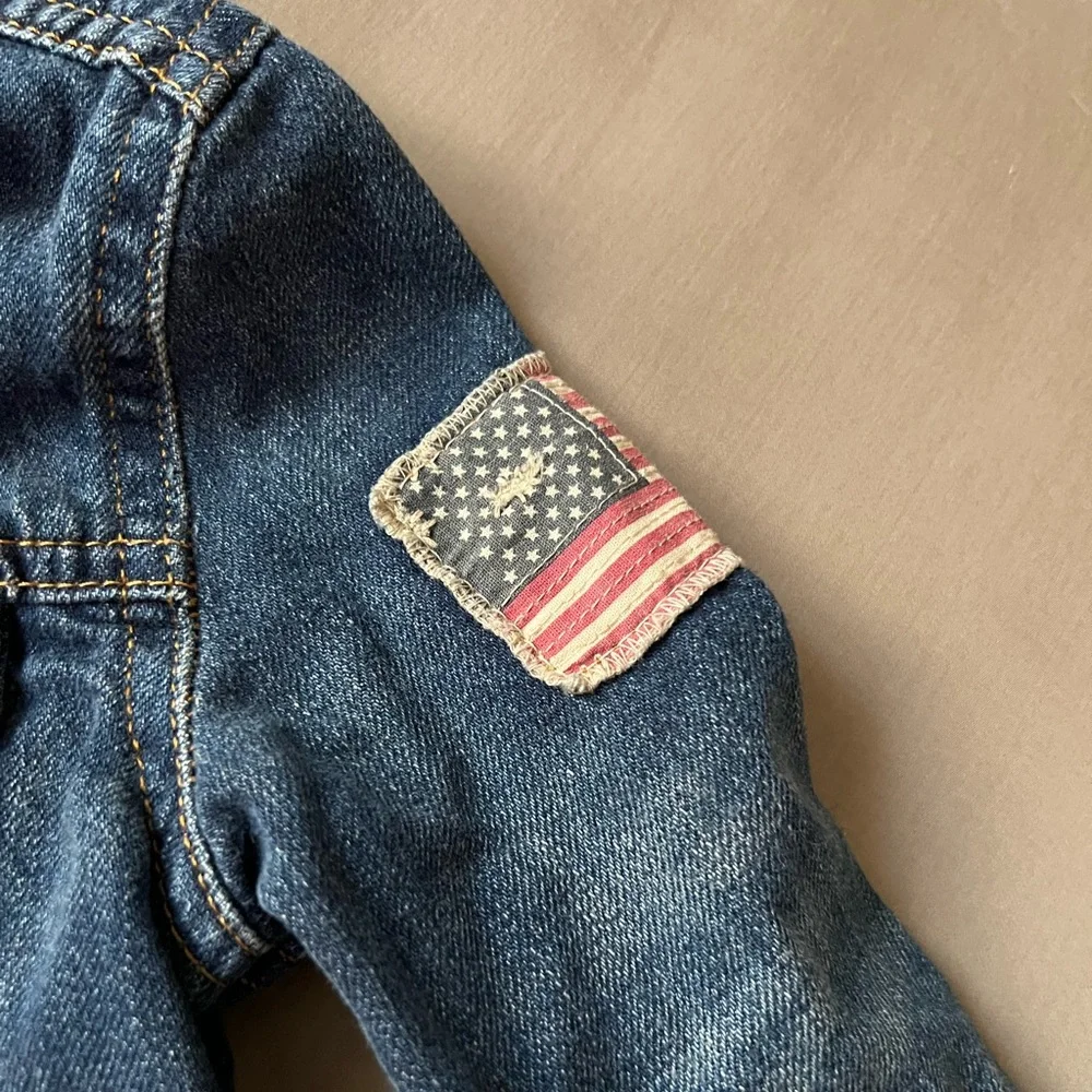 Blue Denim Polo Really Lauren Kid Jacket - New York Bear - Picture 4 of 11